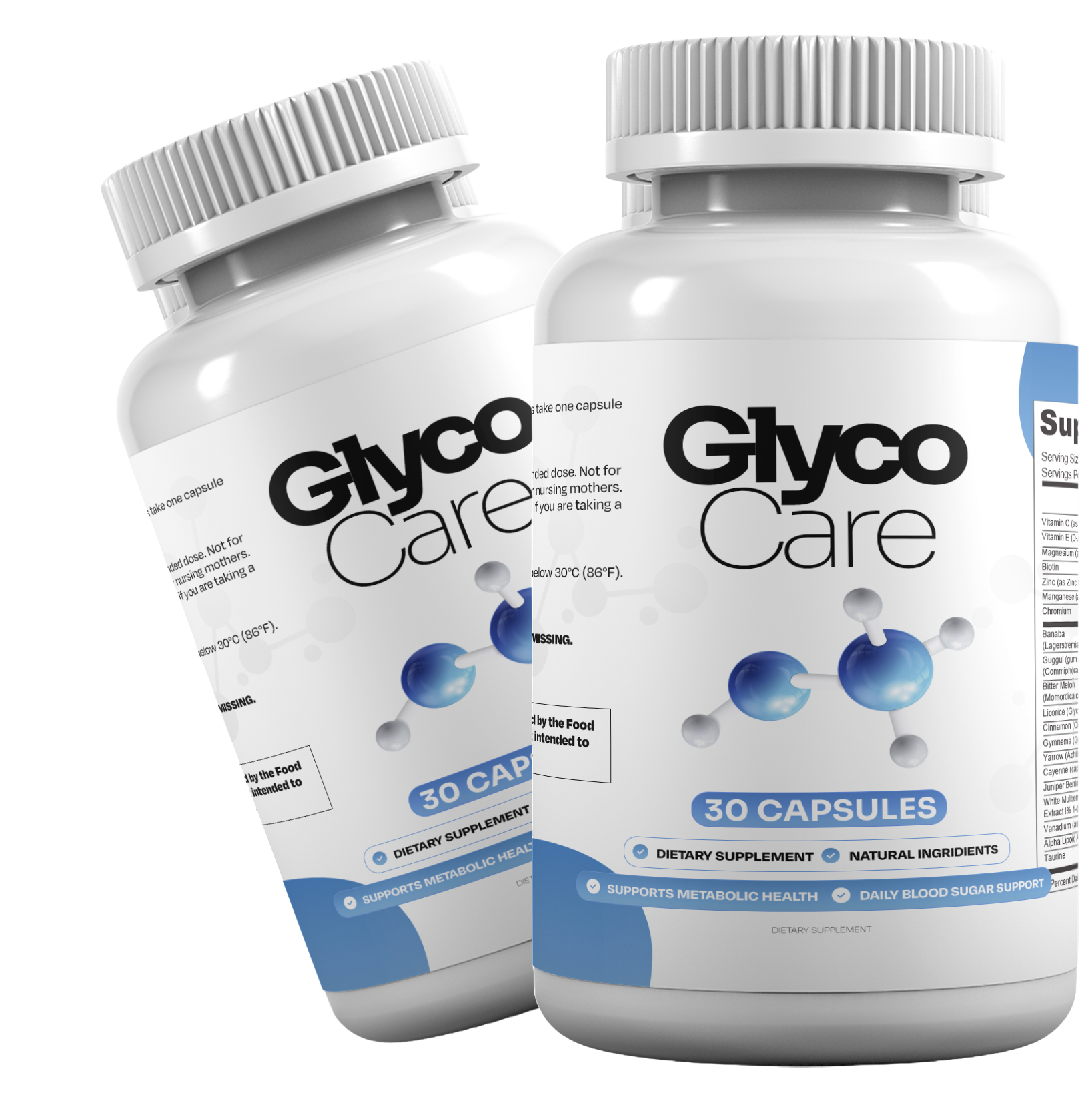 GlycoCare bottles